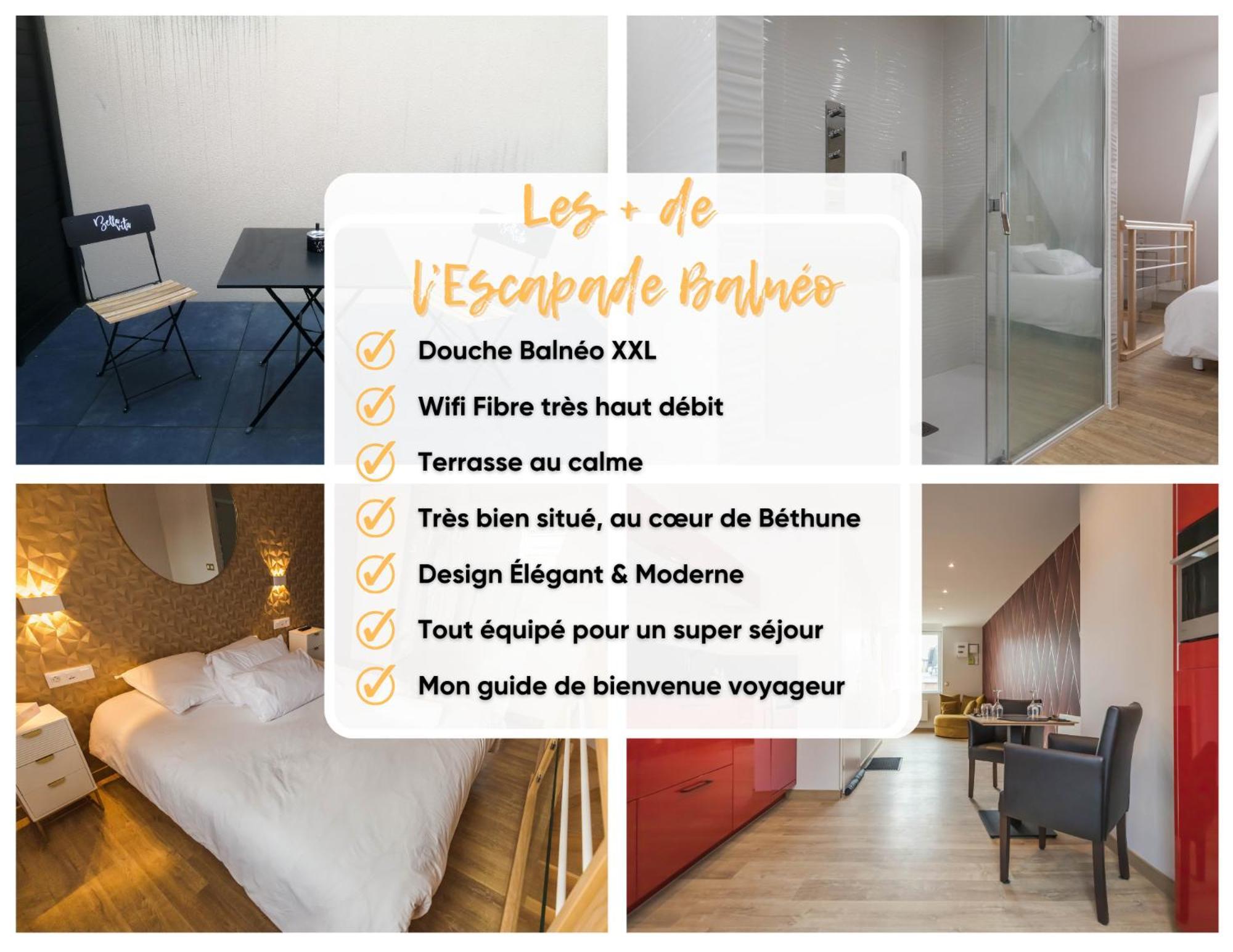 L'Escapade Balneo Apartment Bethune Bagian luar foto
